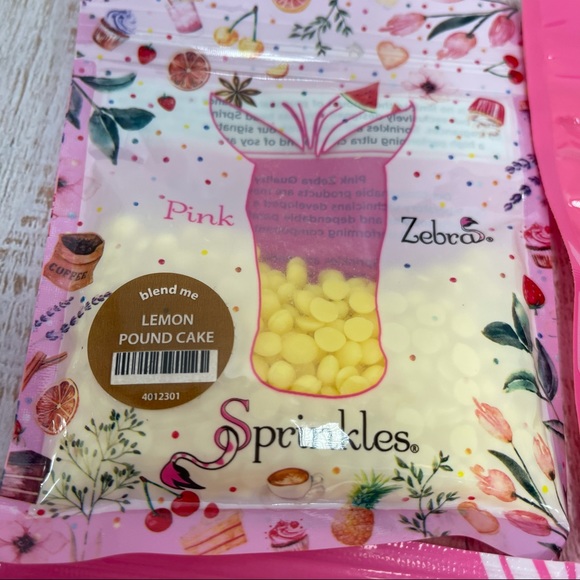 Pink Zebra Accents Lemon Citrus Pink Zebra Sprinkles Wax Melt